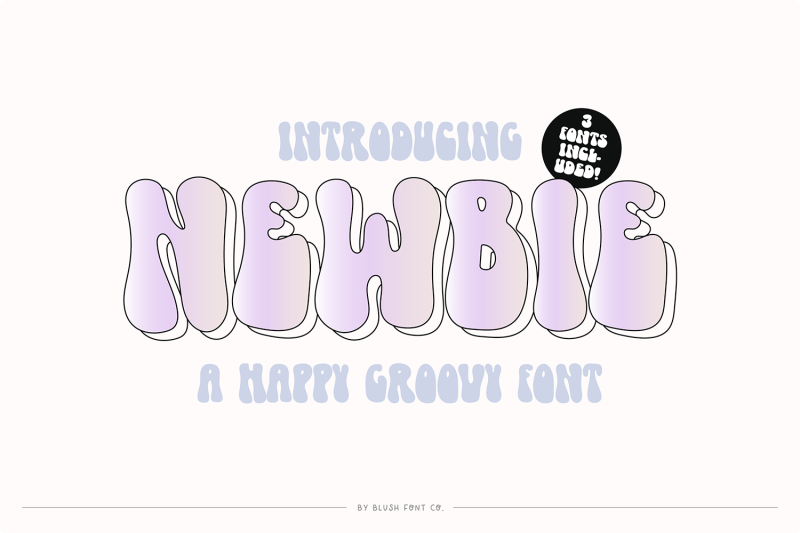 newbie-groovy-retro-font