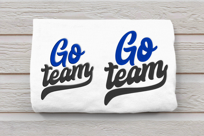 go-team-script-letters-embroidery