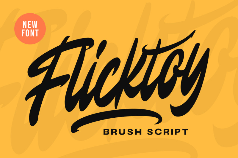 flicktoy-brush-script-font