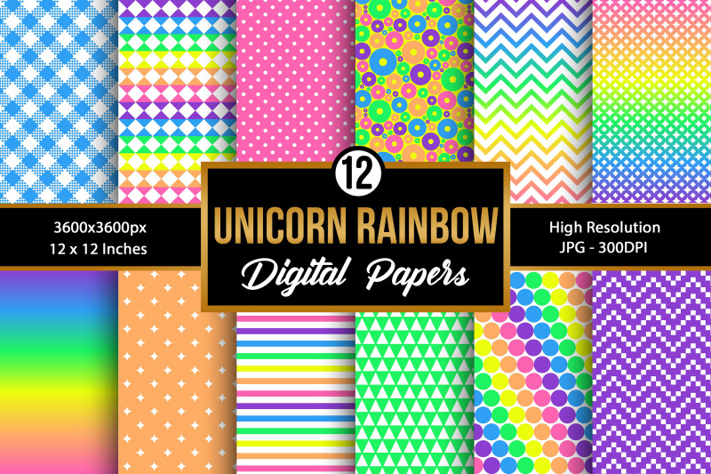 bright-unicorn-colors-rainbow-backgrounds