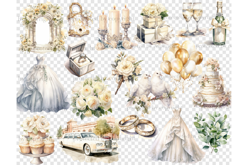 watercolor-wedding-clipart-bundle-bridal-illustration-set