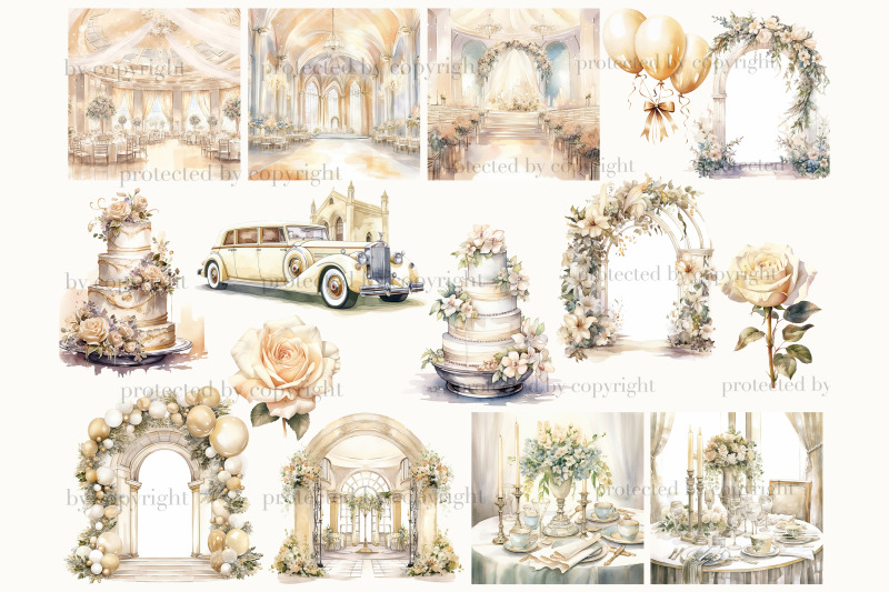 watercolor-wedding-clipart-bundle-bridal-illustration-set