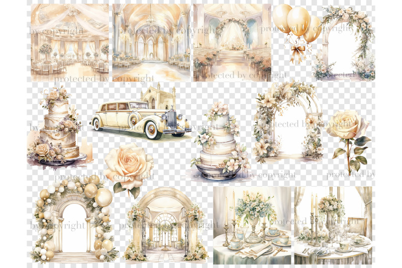 watercolor-wedding-clipart-bundle-bridal-illustration-set