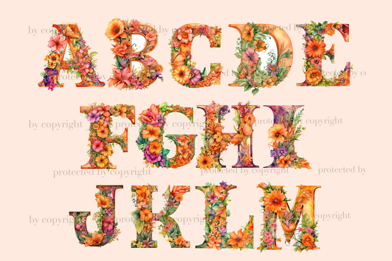 alphabet-flowers-clipart-floral-alphabet-lettering