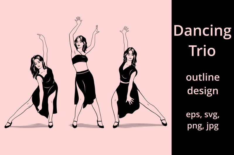 dancing-girls-trio-svg