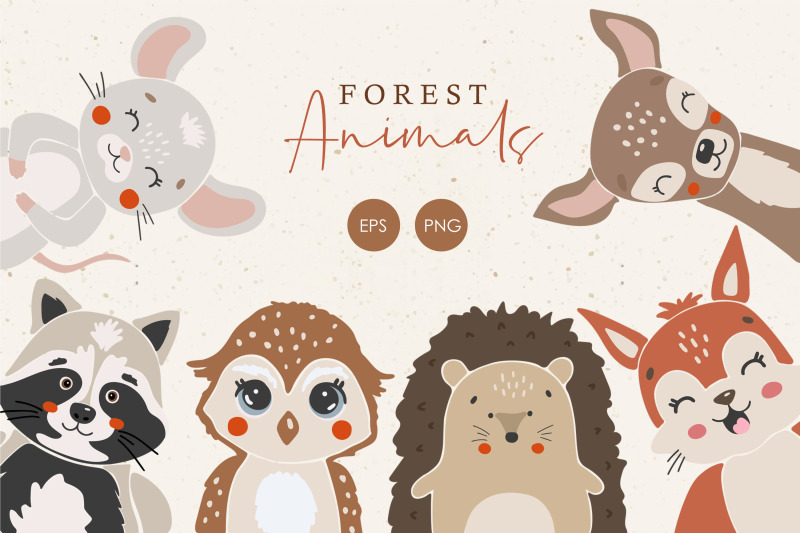 baby-forest-animals-clipart-boho-forest-animals