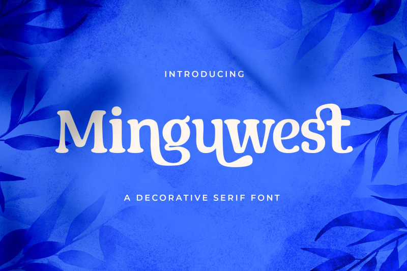 minguest-decorative-serif-font