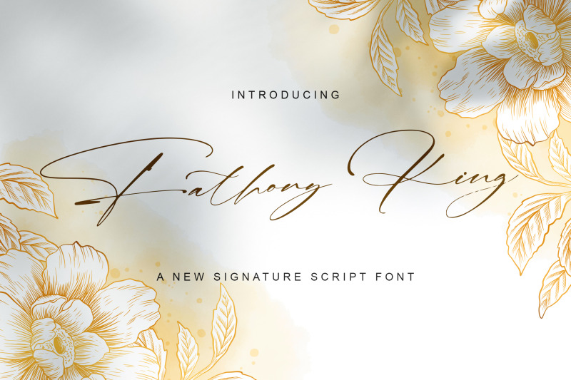 fathony-king-signature-font