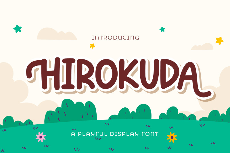 hirokuda-playful-display-font
