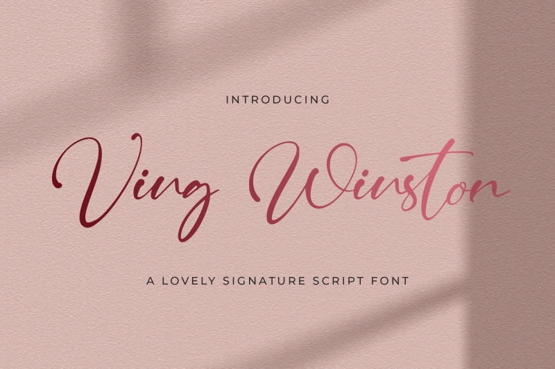 ving-winston-signature-font
