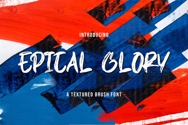 epical-glory-textured-brush-font