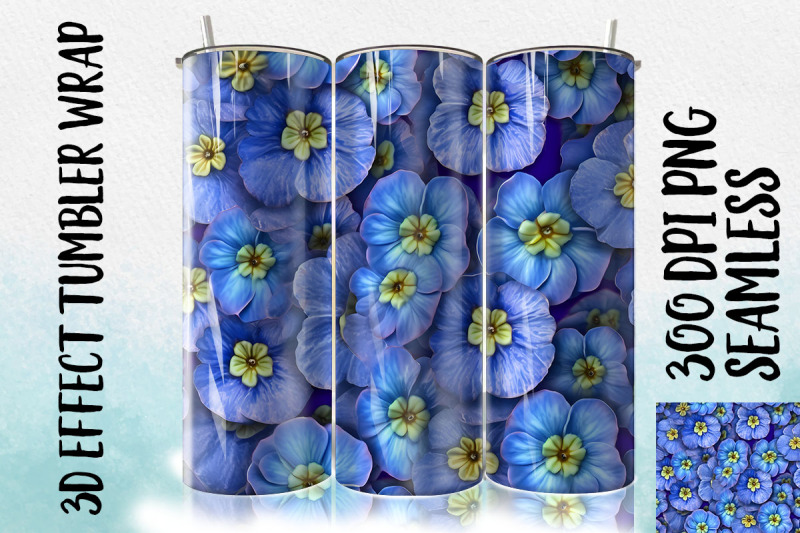 3d-blue-primrose-tumbler-wrap