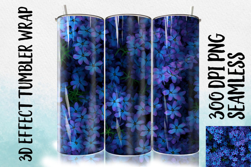 3d-blue-phlox-tumbler-wrap