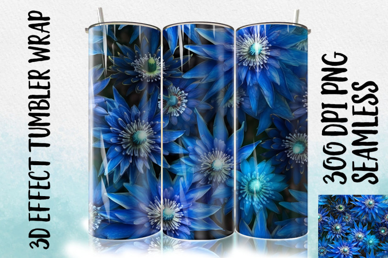 3d-blue-passion-flower-tumbler-wrap