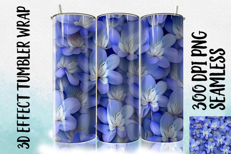 3d-blue-crocus-tumbler-wrap