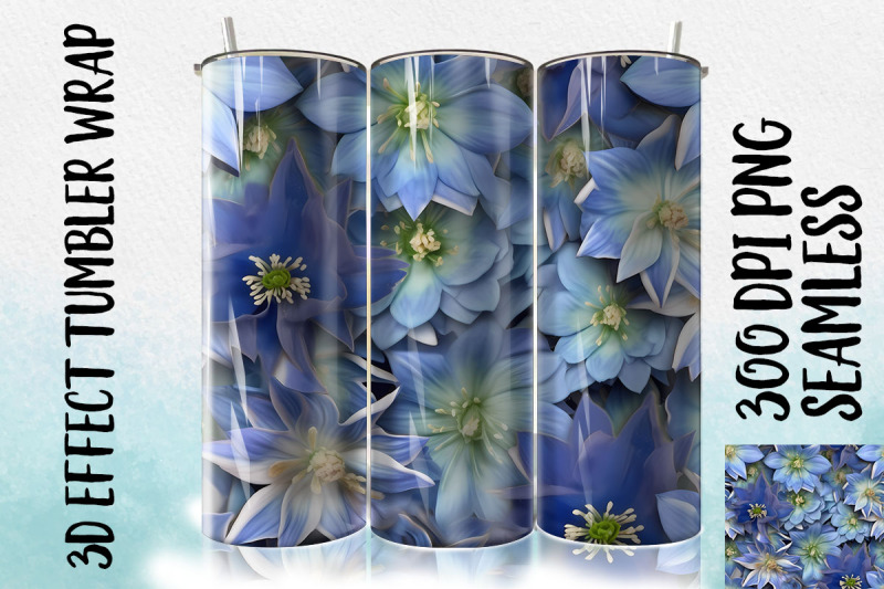 3d-blue-columbine-tumbler-wrap