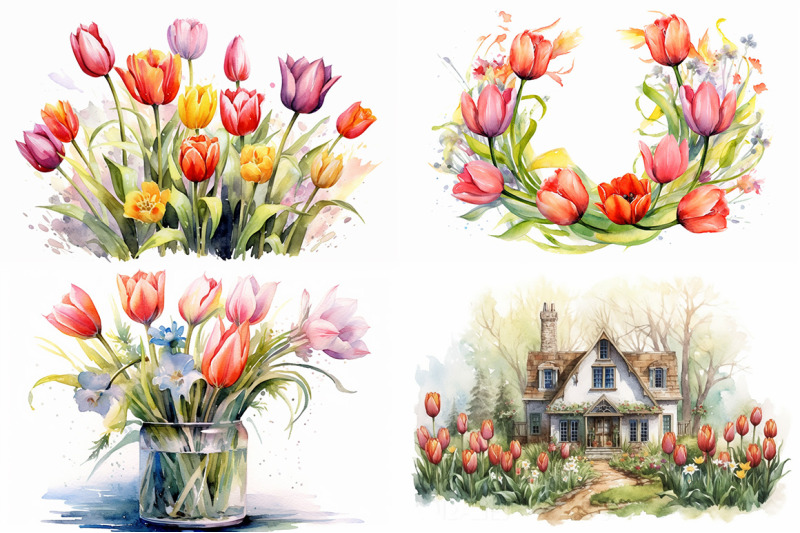 tulip-splendor-watercolor-collection