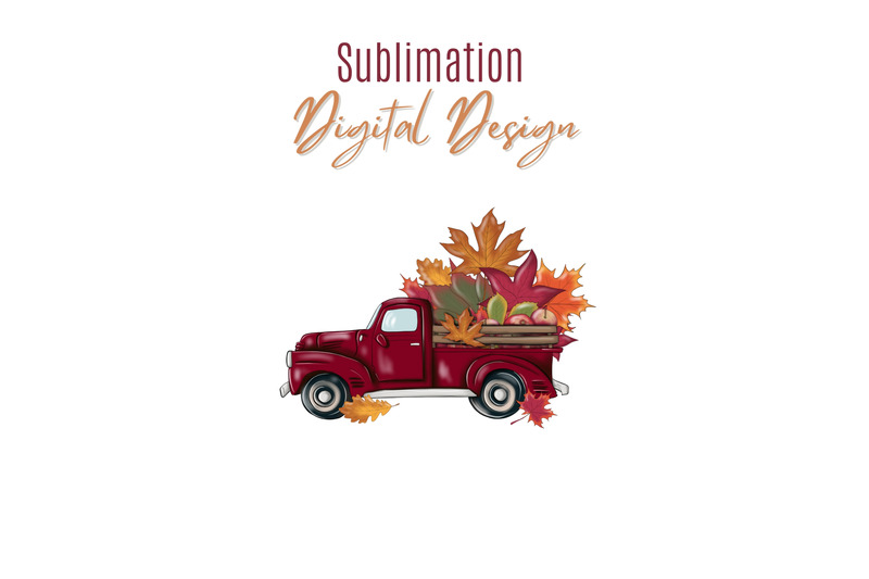 red-fall-truck-png-digital-download-for-sublimation