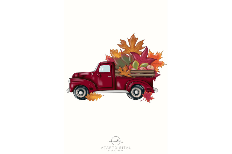 red-fall-truck-png-digital-download-for-sublimation