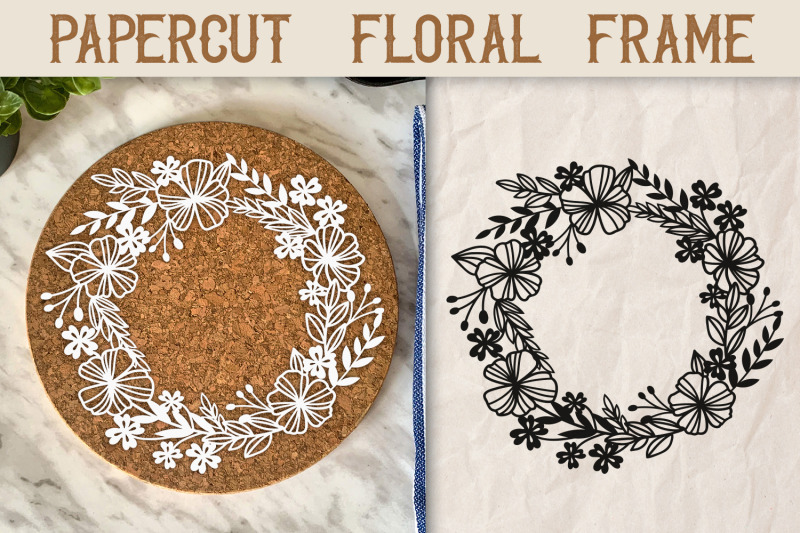 papercut-svg-floral-wreath