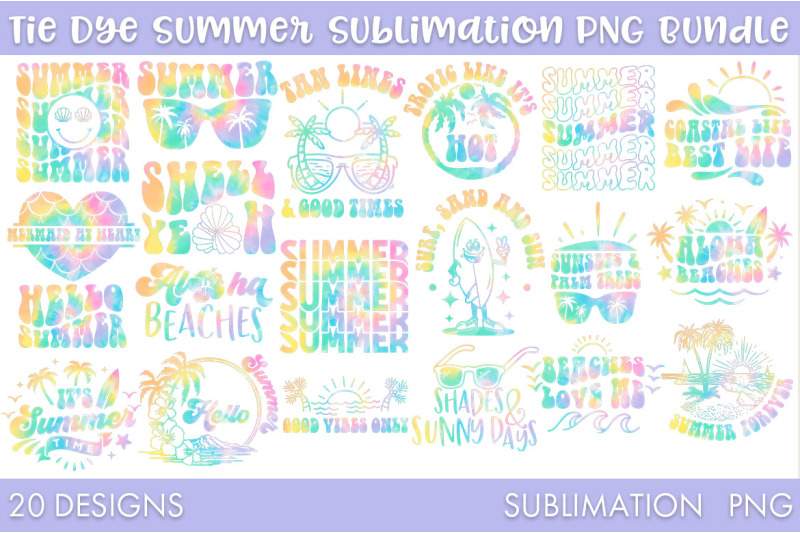 summer-phrases-sublimation-bundle-png-cut-file