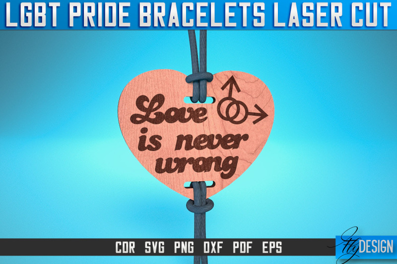 lgbt-pride-bracelets-laser-cut-svg-accessories-laser-cut-svg-design