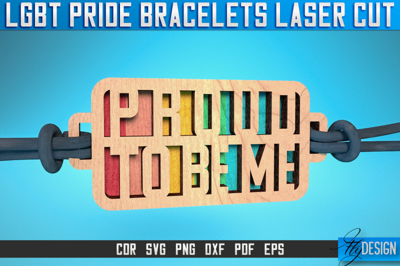 lgbt-pride-bracelets-laser-cut-svg-accessories-laser-cut-svg-design