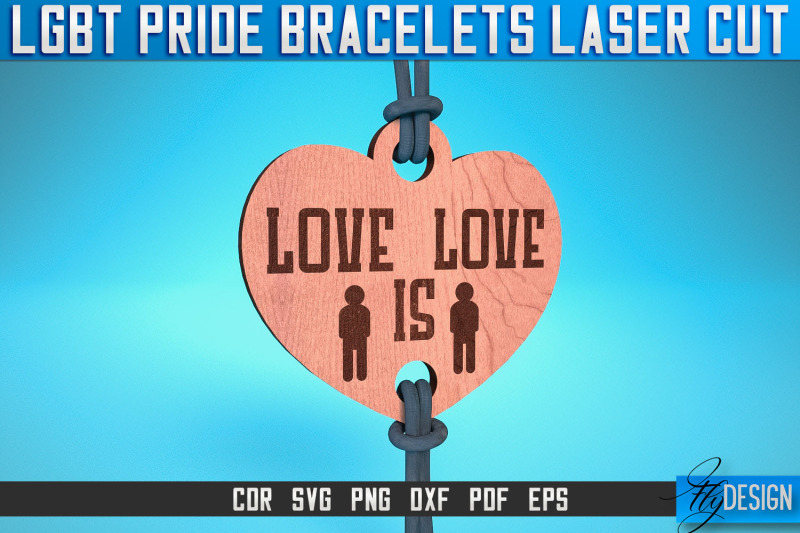 lgbt-pride-bracelets-laser-cut-svg-accessories-laser-cut-svg-design