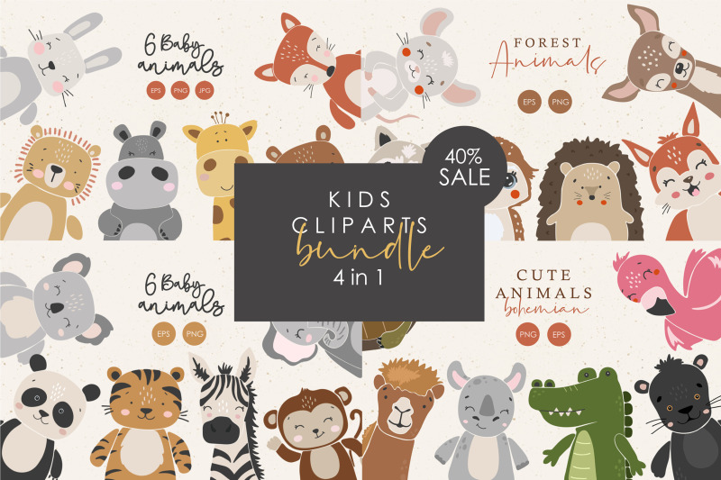 baby-animals-cliparts-animals-elements-baby-illustration-bundle
