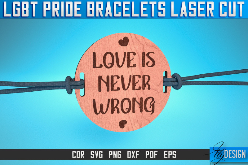 lgbt-pride-bracelets-laser-cut-svg-accessories-laser-cut-svg-design