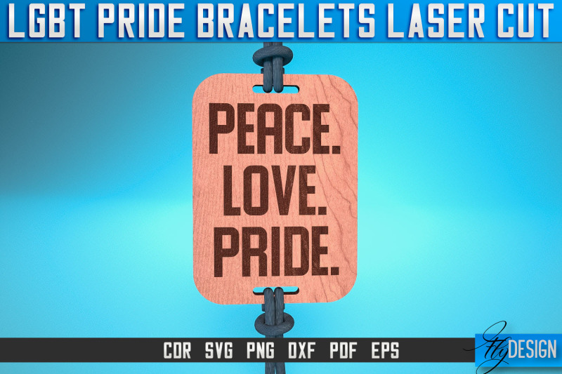 lgbt-pride-bracelets-laser-cut-svg-accessories-laser-cut-svg-design