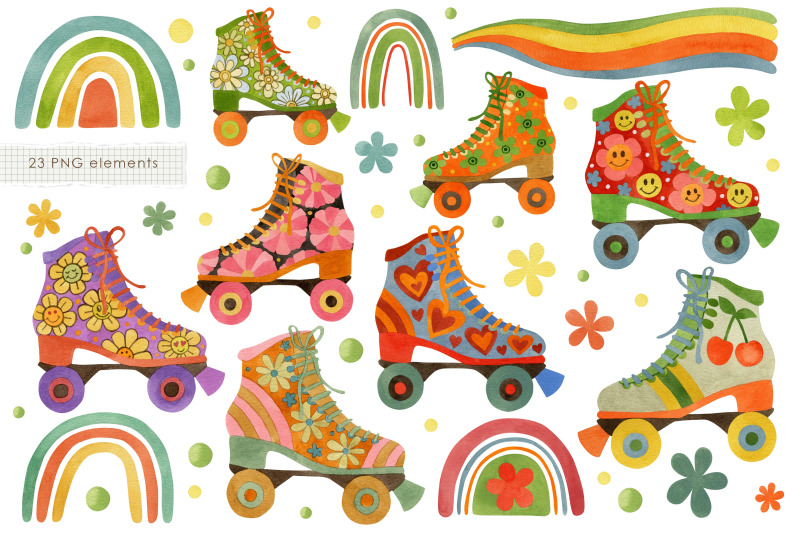 watercolor-rollers-clipart