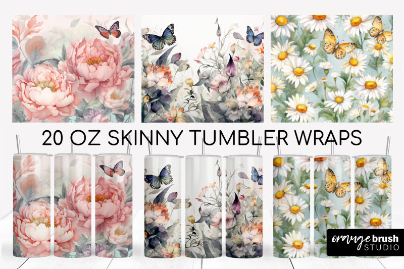 floral-tumbler-wrap-summer-tumbler-sublimation-designs
