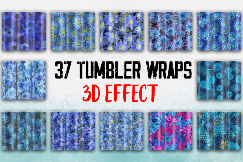 3d-floral-flowers-tumbler-wrap