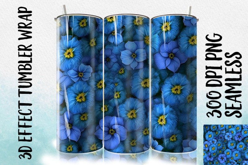 3d-blue-primrose-tumbler-wrap-1