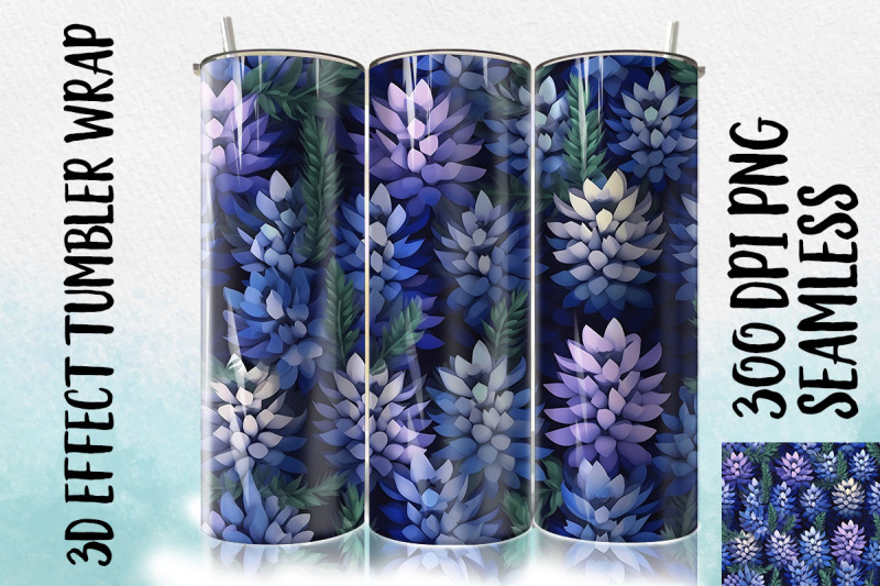 3d-blue-lupine-tumbler-wrap-1