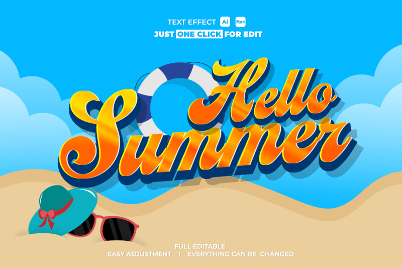 summer-event-vector-text-effect-editable