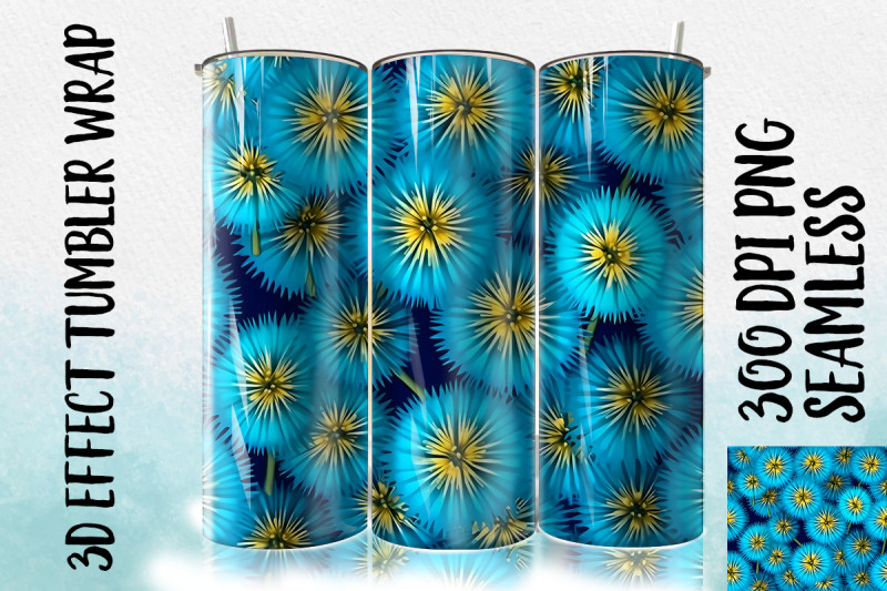 3d-blue-dandelion-tumbler-wrap-1