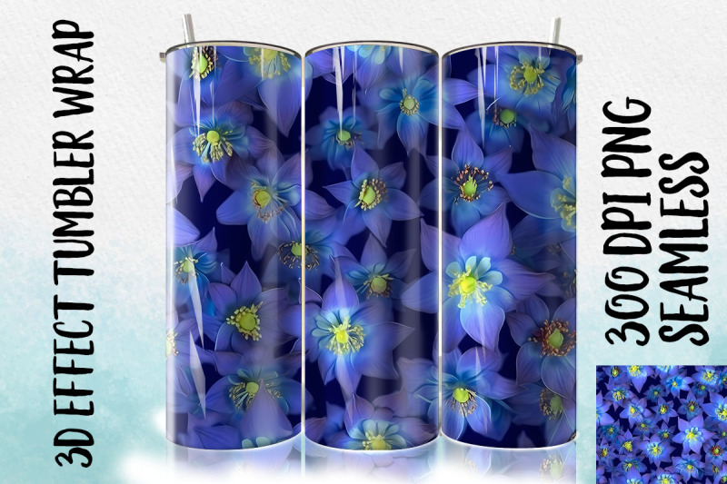 3d-blue-columbine-tumbler-wrap-1