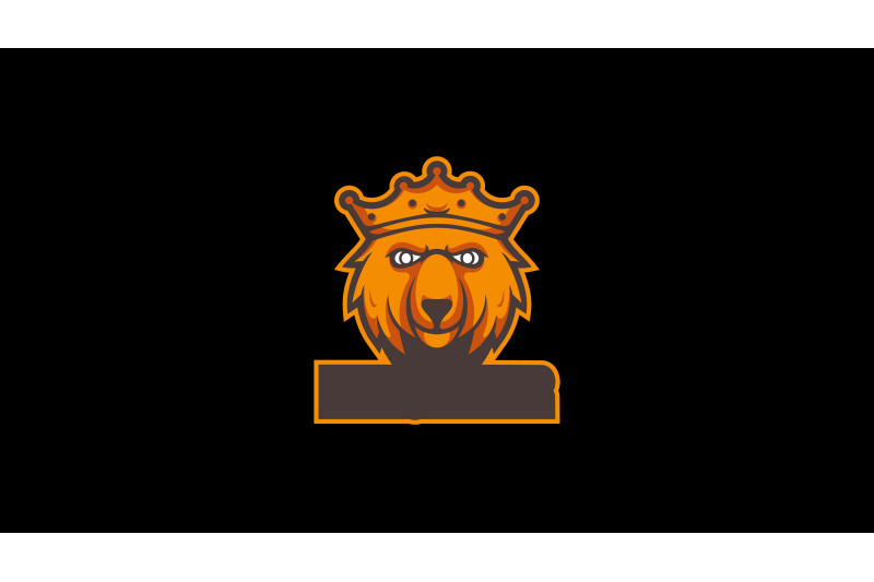 king-bear-head-with-crown-logo-abstract-vector-template