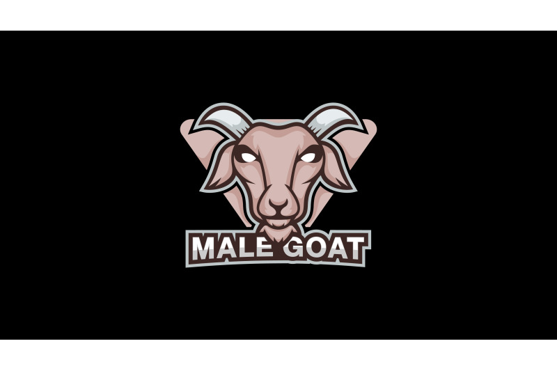 male-goat-head-logo-abstract-vector-template