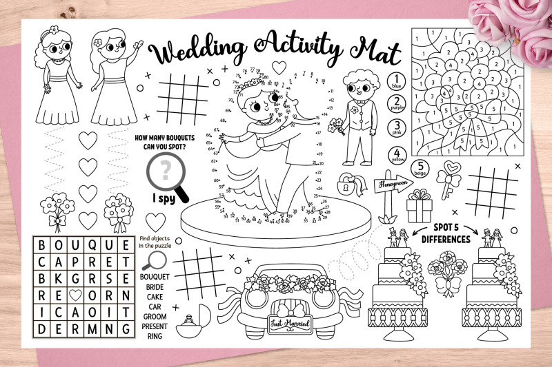wedding-coloring-activity-placemats