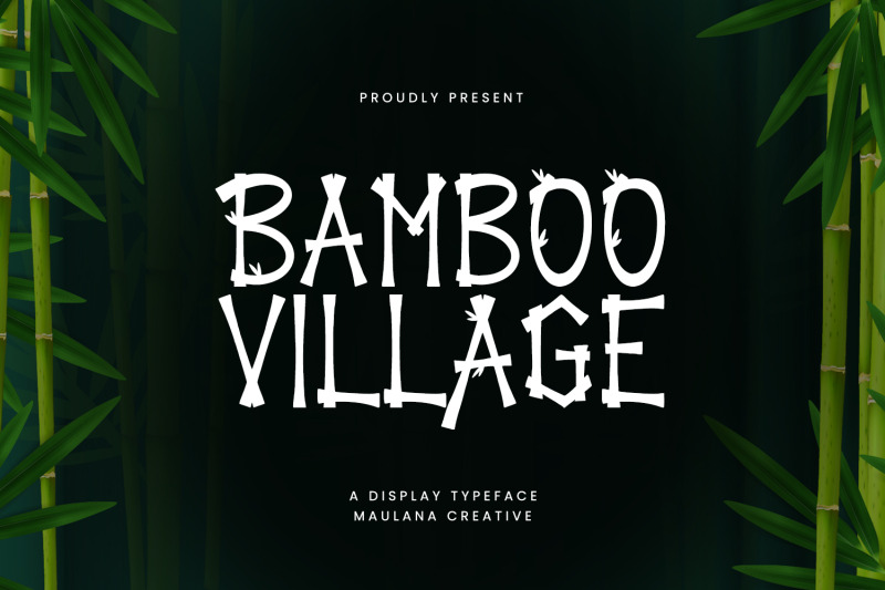 bamboo-village-display-font