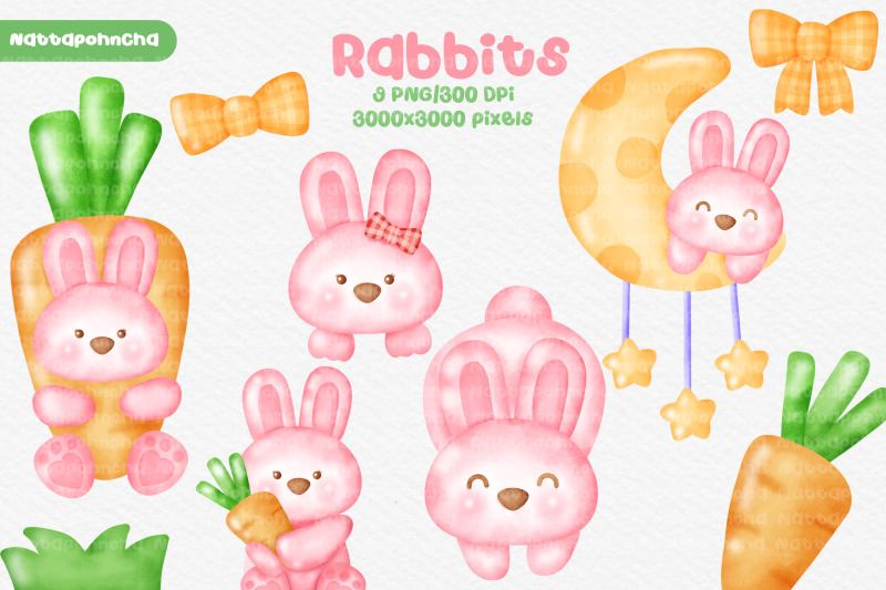 watercolor-cute-rabbits-clipart