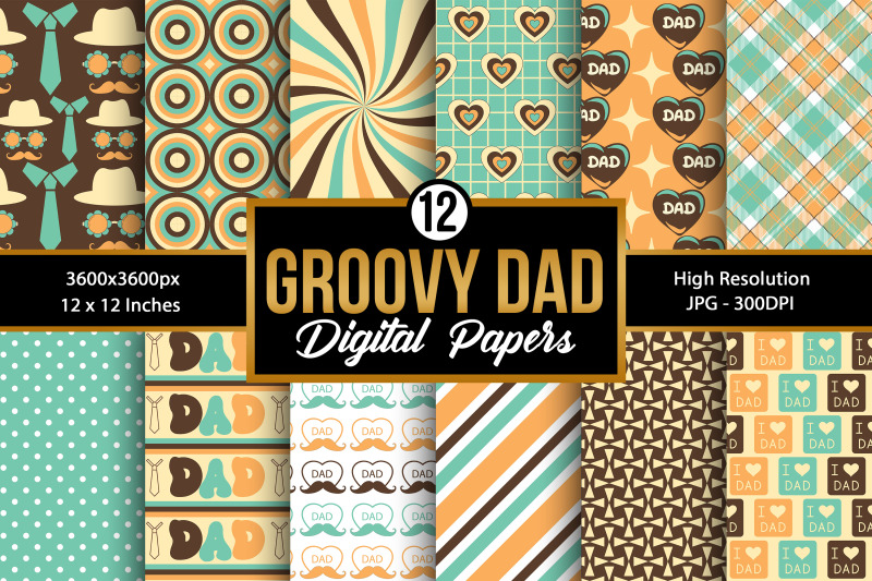 groovy-dad-digital-paper-patterns-father-039-s-day-backgrounds