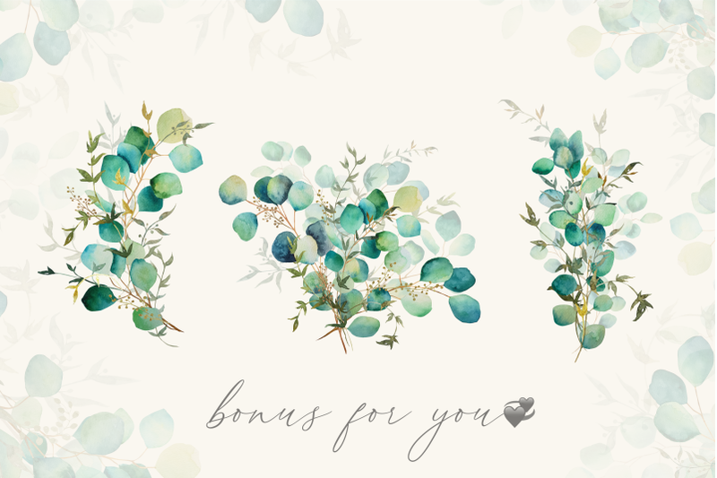black-and-gold-alphabet-with-watercolor-greenery