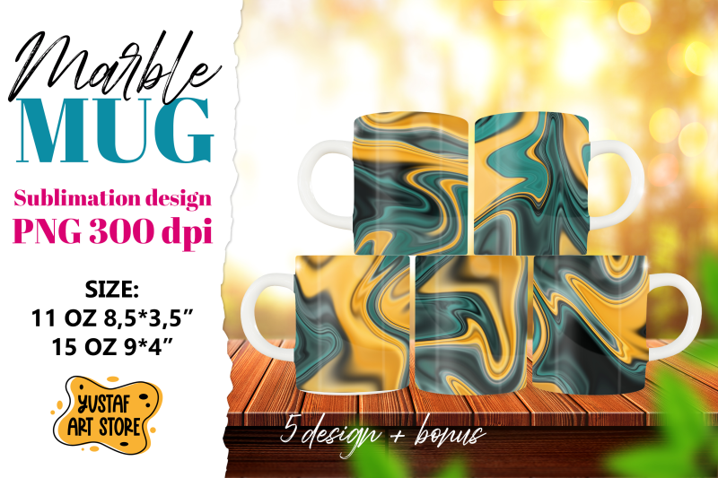 green-yellow-marble-sublimation-mug-wrap-bundle-5-png-design