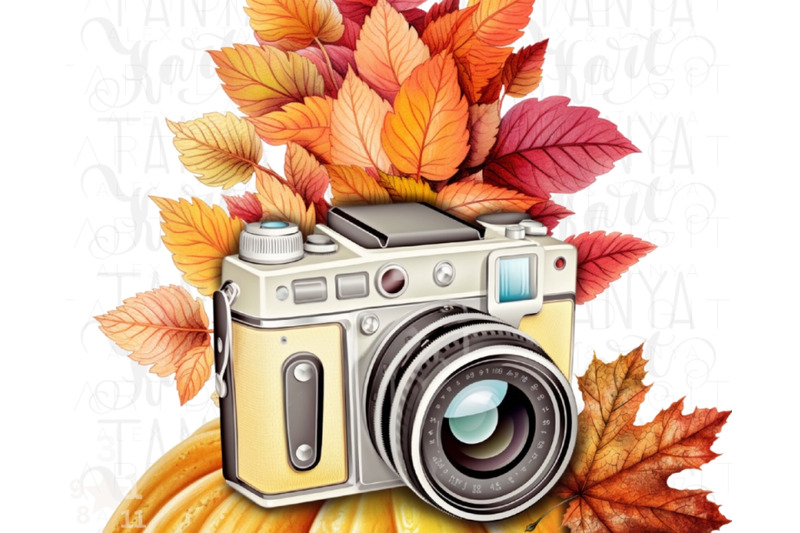 autumn-camera-png-sublimation-designs-vintage-camera