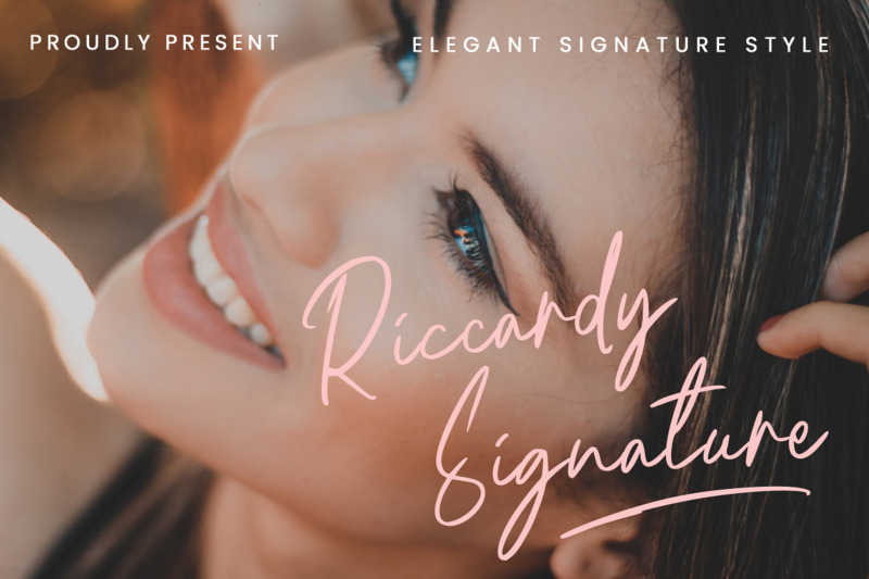 riccardy-signature-font