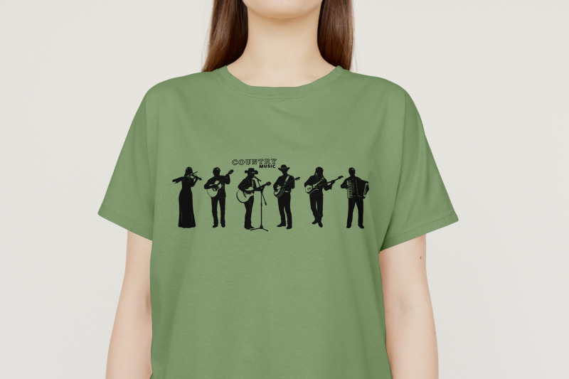 country-band-silhouettes-svg